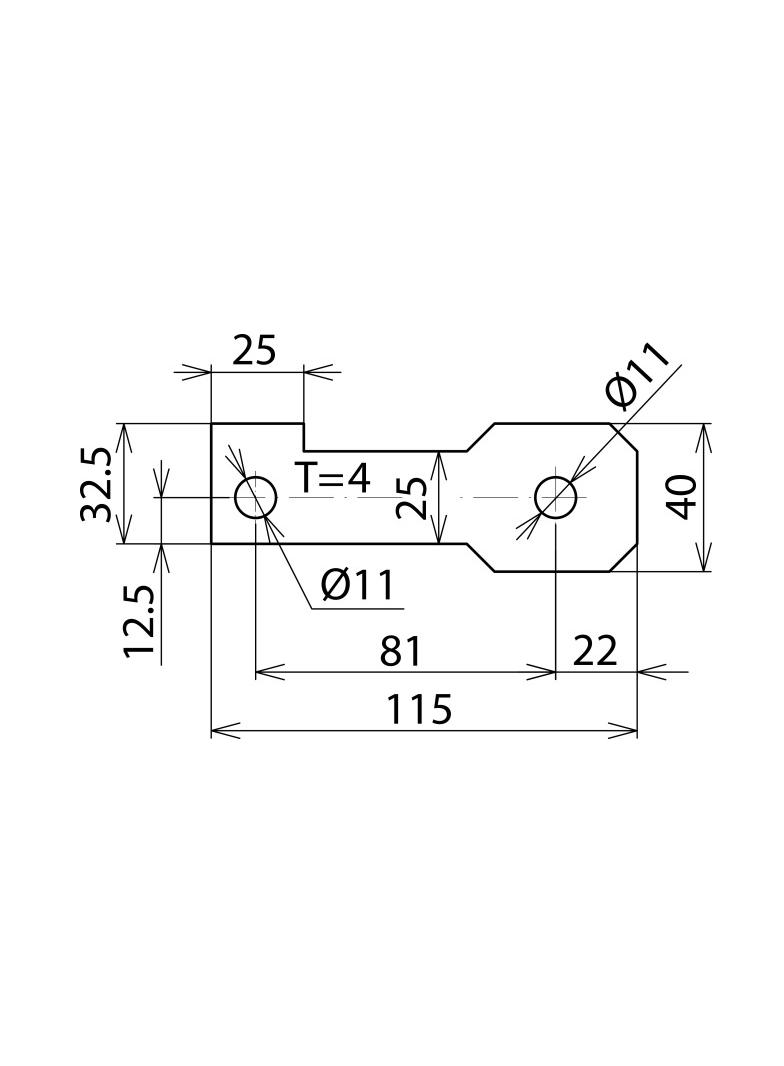 Kształtka przyłączeniowa prosta