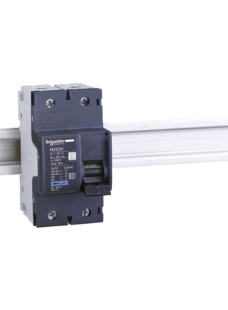 Wyłącznik nadprądowy Acti9 NG125H 2P C63A 18721 SCHNEIDER