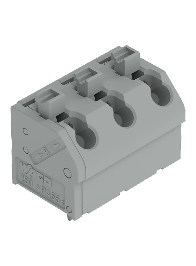 listwa zaciskowa do pł. drukowanych 2-bieg. szara raster 7,5 mm /50szt./ WAGO