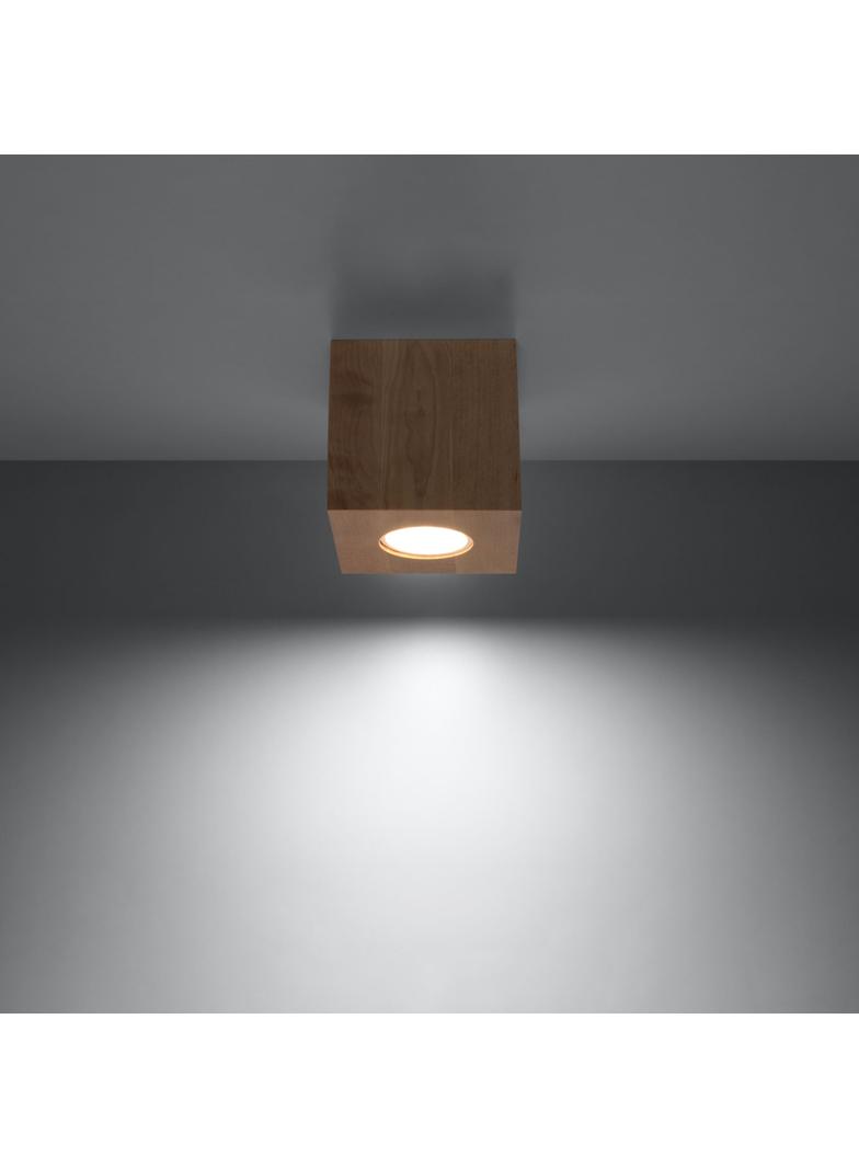 Sollux Plafon QUAD naturalne drewno SL.0493