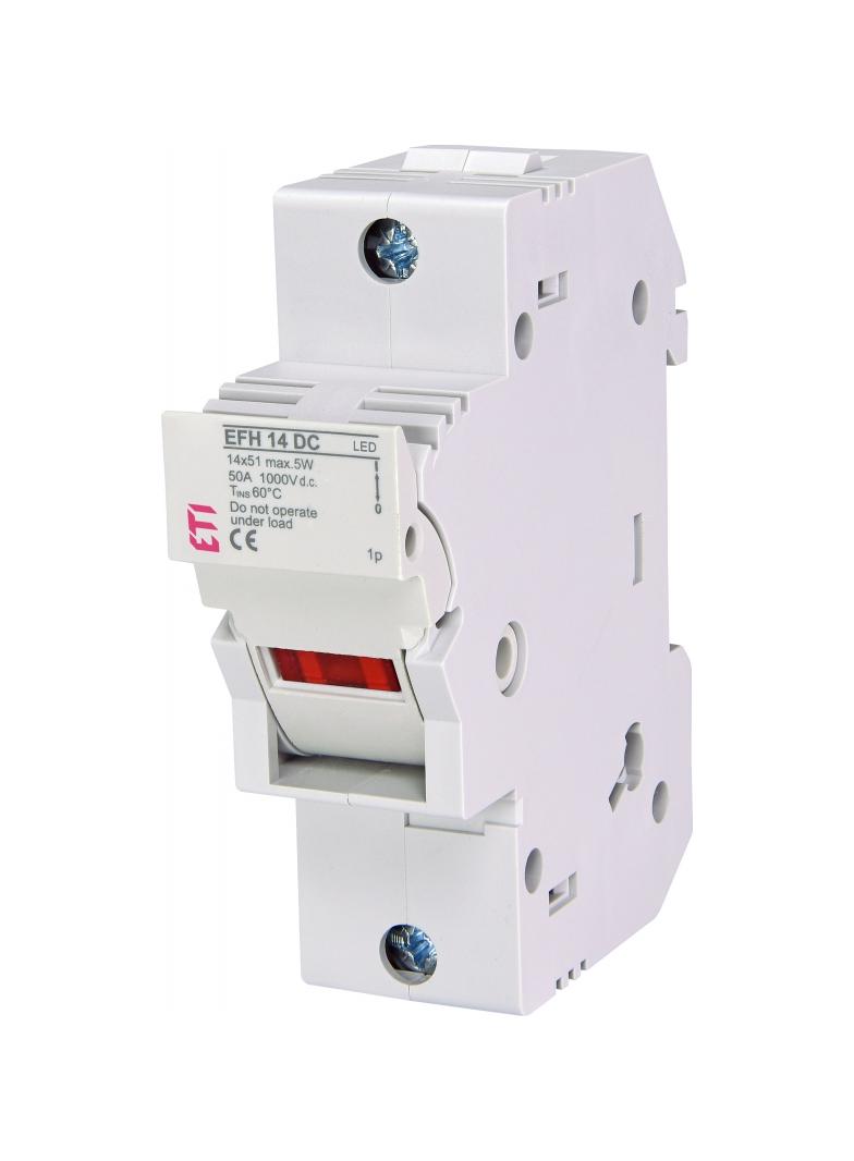 Podstawa bezpiecznikowa DC EFH 14 DC 1P LED 002560211 ETI