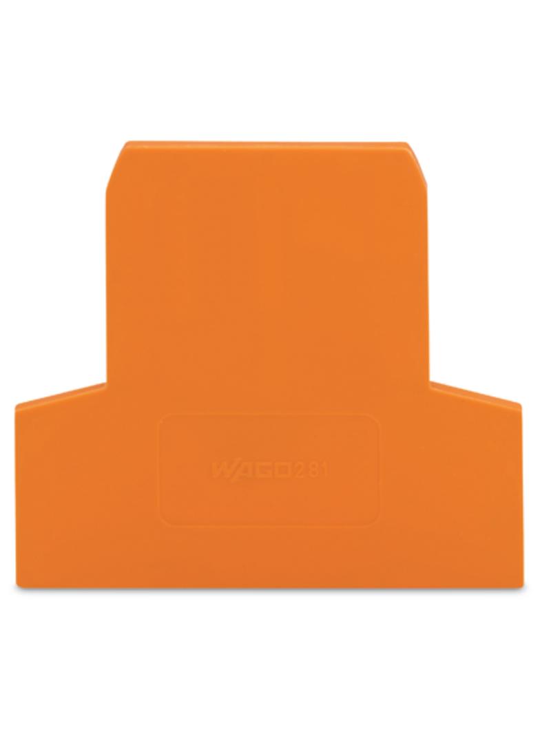 ścianka końcowa pomarańczowa