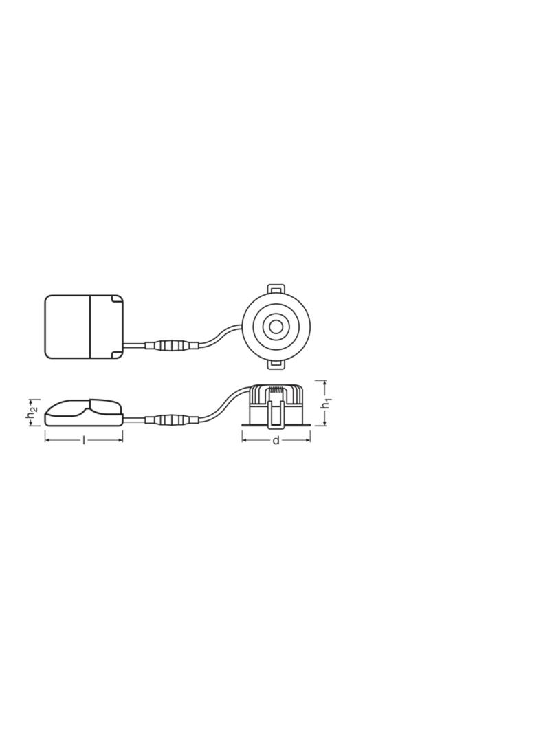 SP FIX P 8W 927 PS DIM IP44 BK LEDVANCE