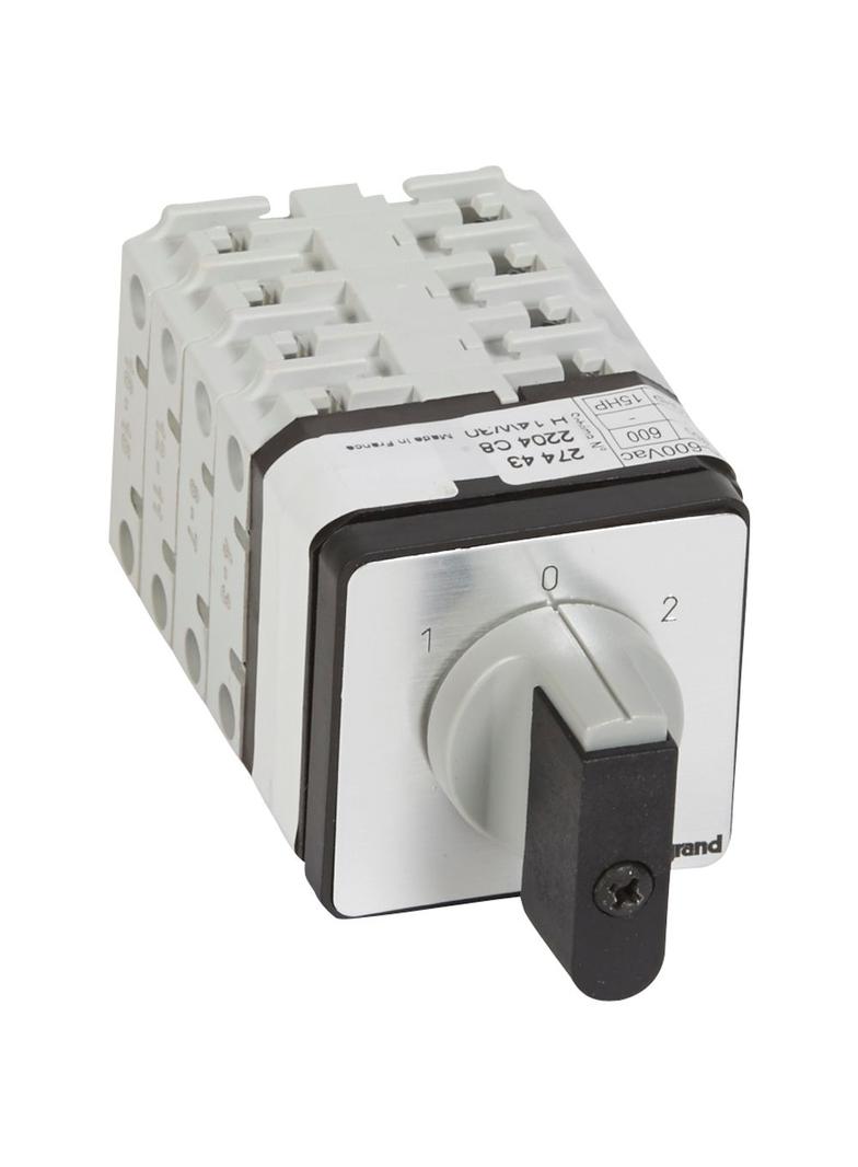 Przełącznik Krzywkowy 0-1-2 Pr21 25A 4P 027443 LEGRAND