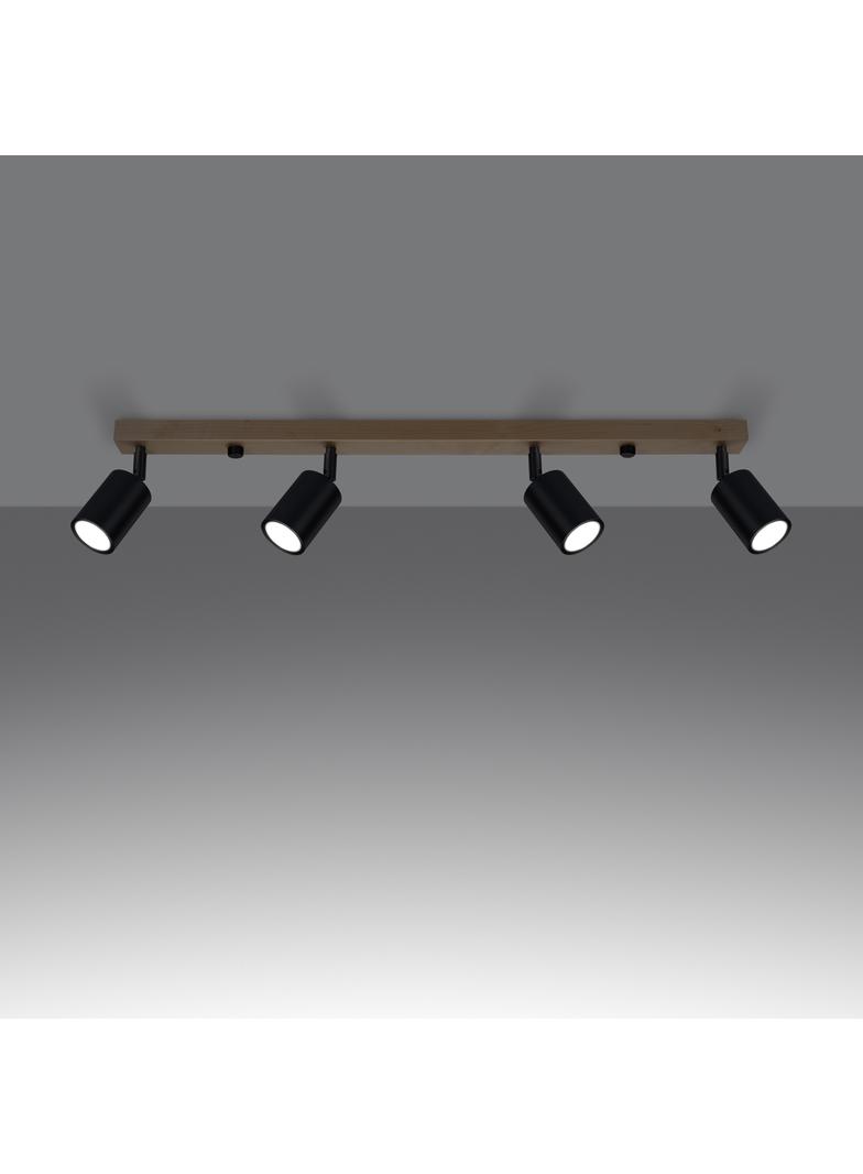 Sollux Plafon VERDO 4 czarny SL.1294