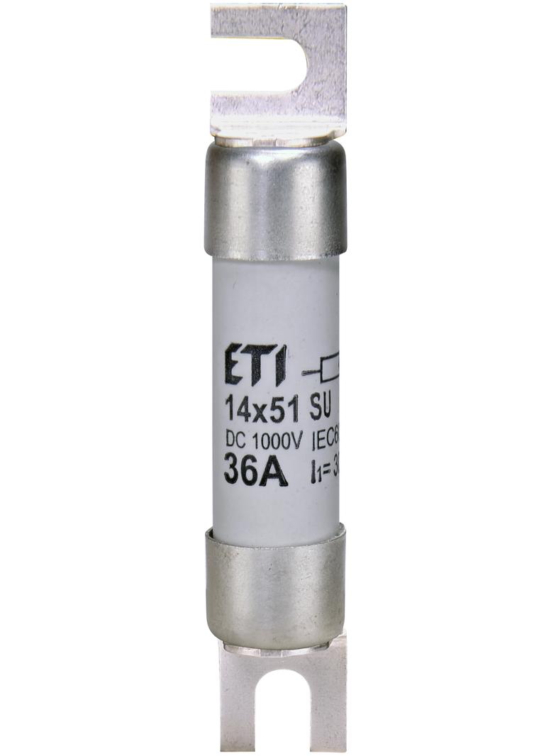 Wkładka topikowa cylindryczna PV SU CH14x51SU gPV 15A 1100V DC 002637340 ETI