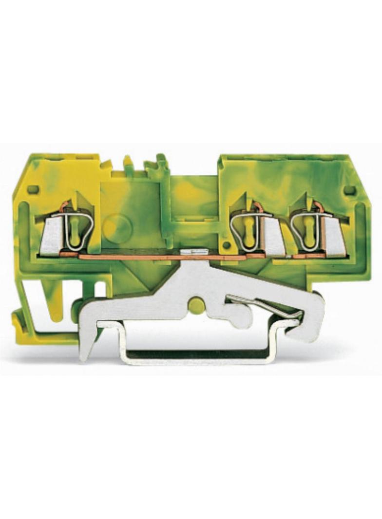 złączka PE 3-przewodowa 1,5 mm2 żółto-zielona