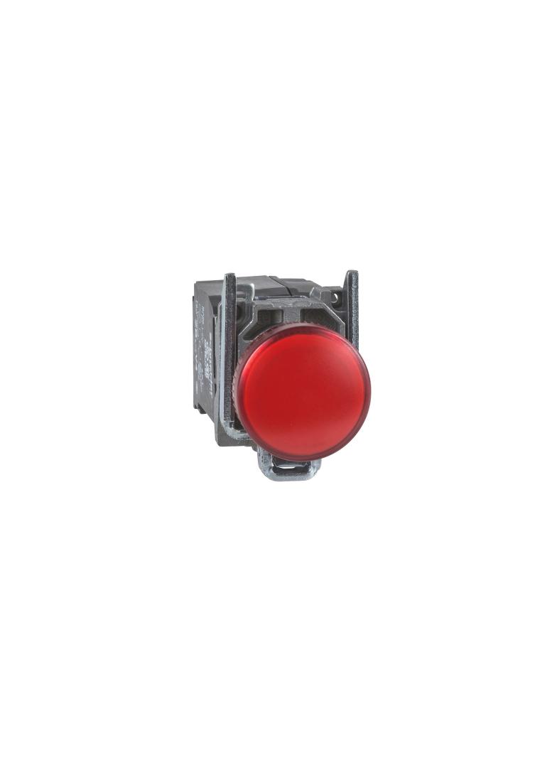 Harmony XB4 Lampka sygnalizacyjna czerwona żarówka 220/240V metalowy typowa XB4BV44 Schneider