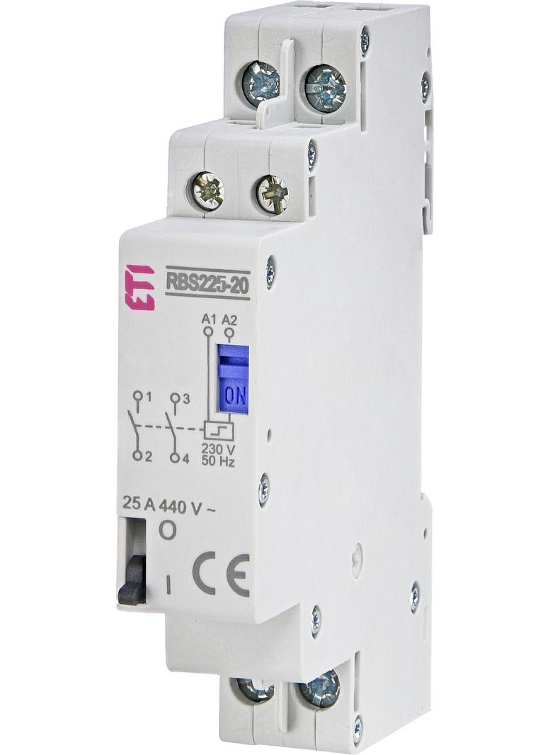 Stycznik bistabilny 25A 2P 1M RBS225-20-230V AC 002464104 ETI