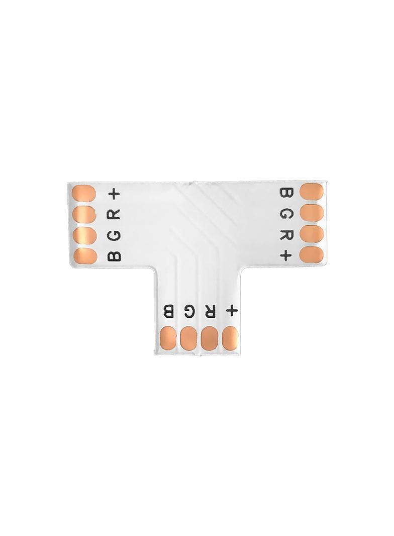 Złączka LED RGB 10mm trójnik "T"