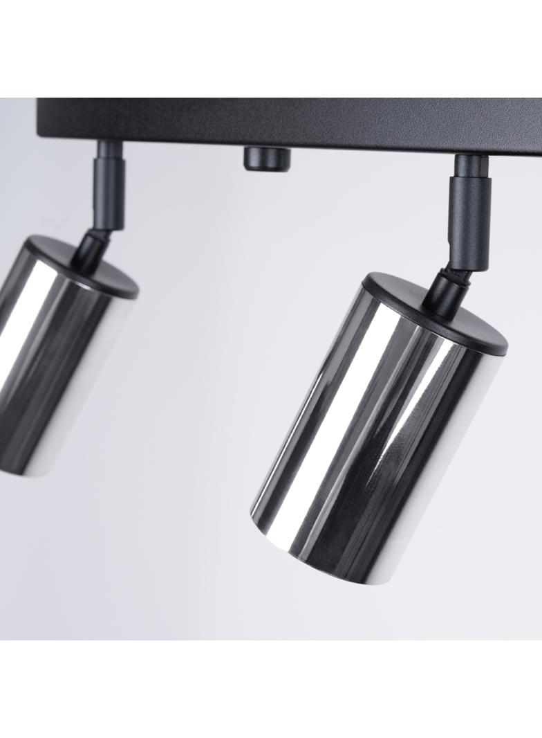 Plafon WINX 4L czarny/chrom