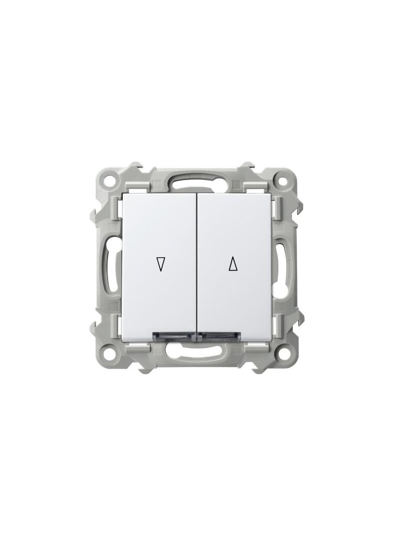 SZAFIR Łącznik żaluzjowy, zwierny z podświetleniem białym - kolor biały