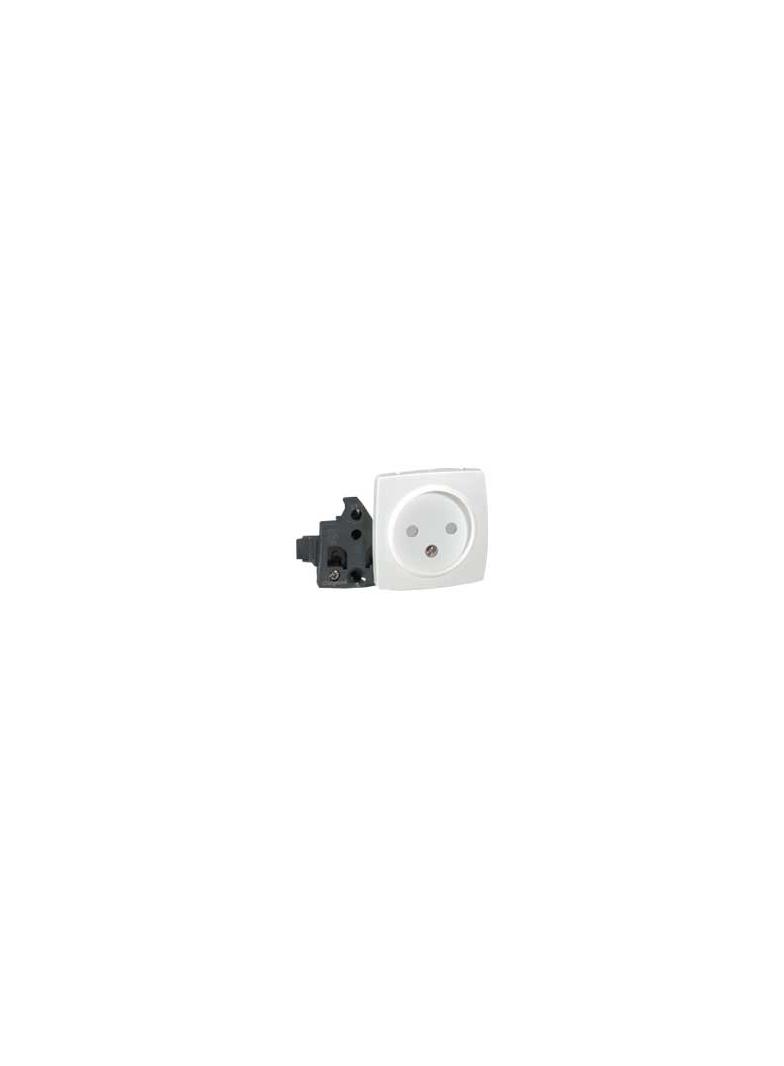 Oteo Gniazdo Pojedyncze 2P Z Przesłoną Styków Białe Komplet 16A-250V 086122 LEGRAND