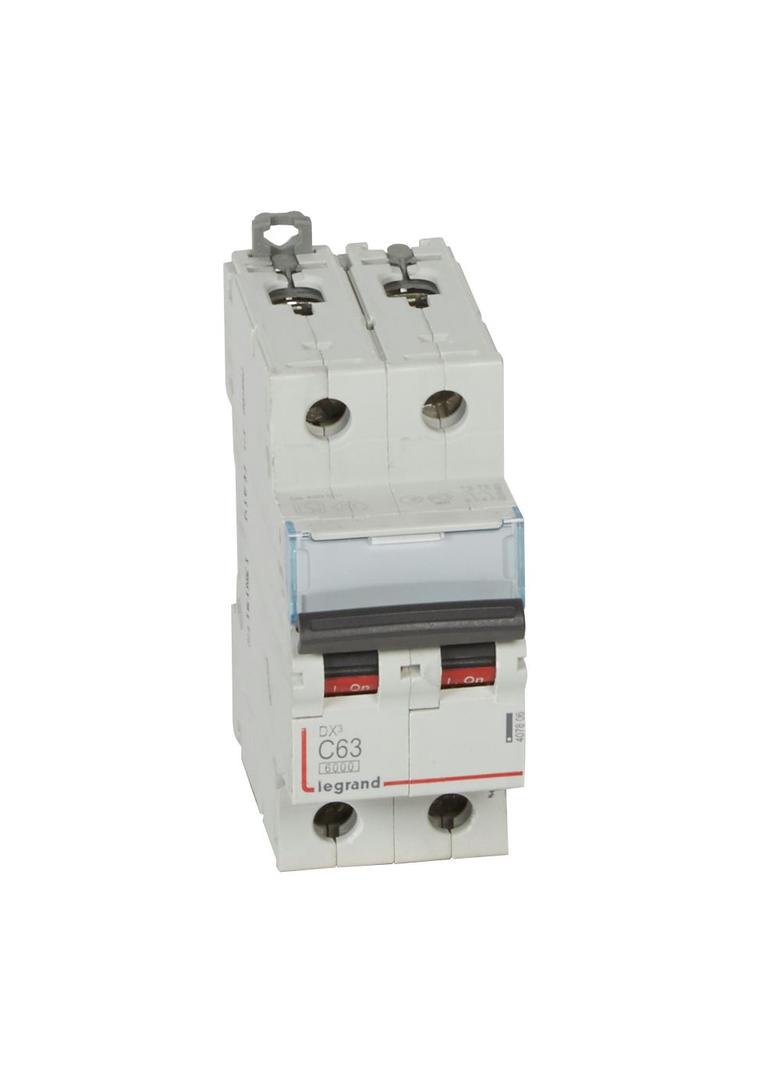 WYŁĄCZNIK NADPRĄDOWY S 302 2P C 63A 6000A SERII DX3, Legrand