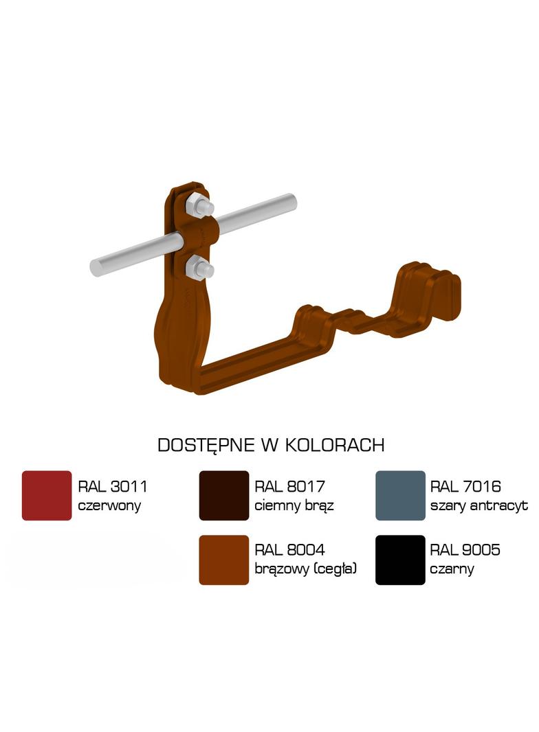 AN-29C/LA/-N Uchwyt dach.prof.skr.Z-śr. WZÓR 26 H=10cm /LA/