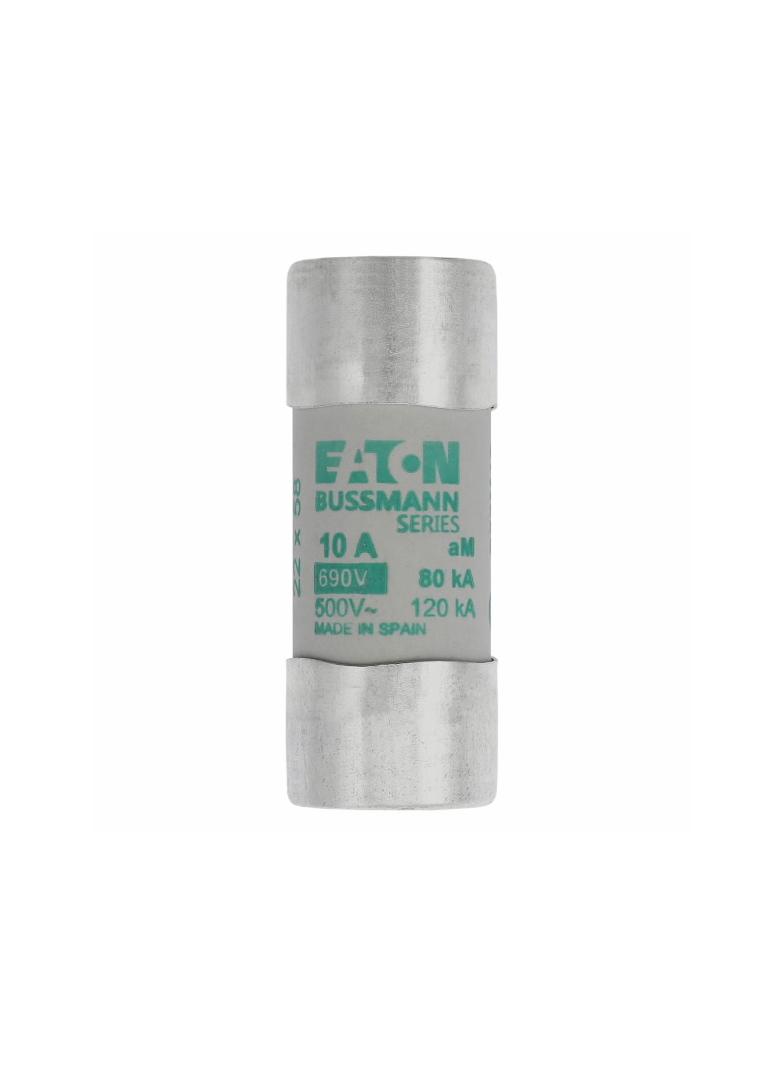 CYLINDRICAL FUSE 22 x 58 10A AM 690V AC Wkładka cylindryczna 22 x 58mm 10A AM 690V AC C22M10 EATON