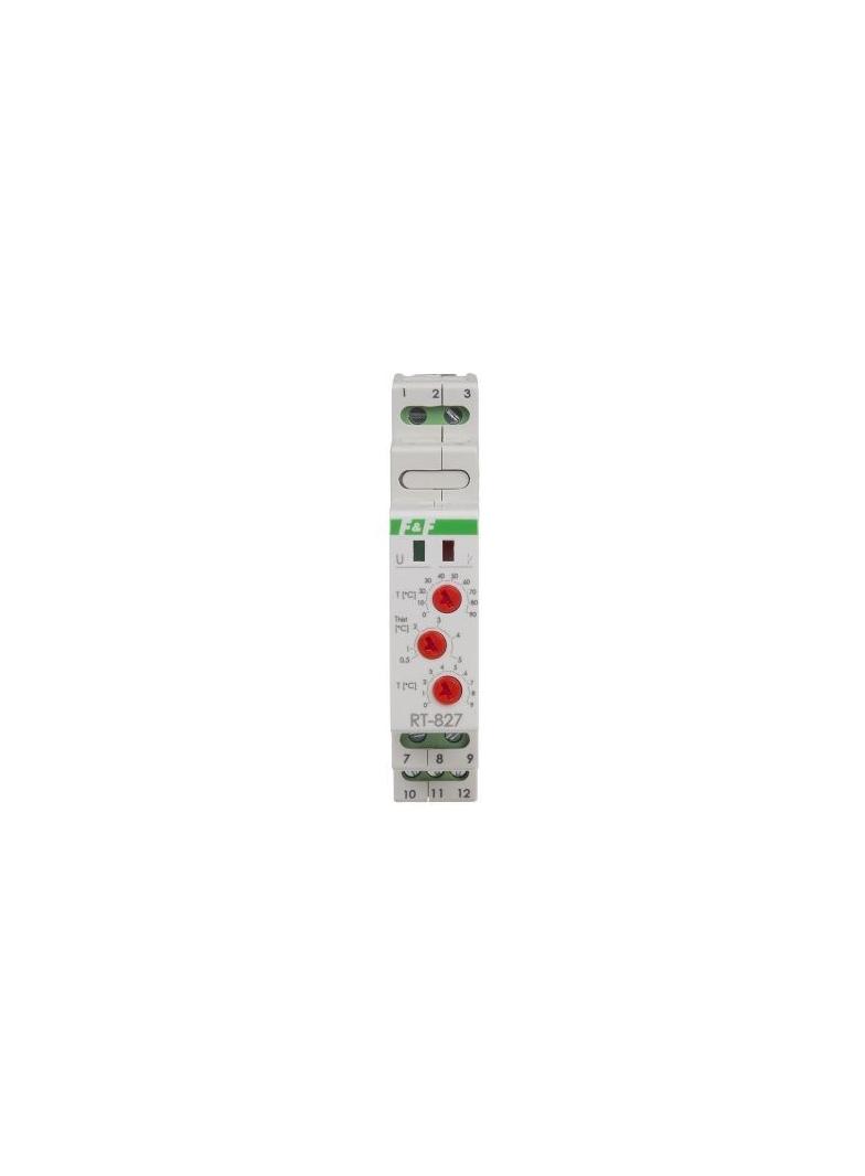 Regulator temperatury - zakres 0 do 99st.C I=16A 1moduł RT-827 F&F