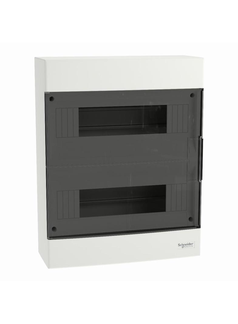 Rozdzielnica natynkowa Easy9 EU IP40 EZ9EU-2-12-NT-T drzwi transparentne 2x12 EZ9EUC212 SCHNEIDER