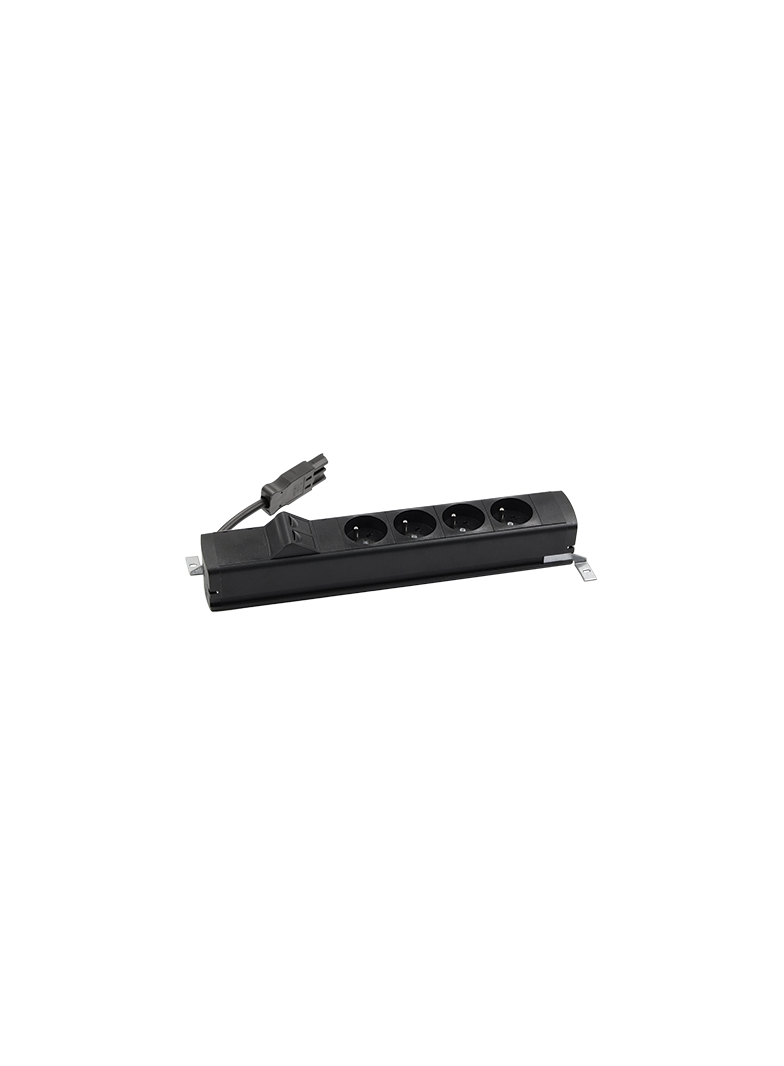 Simon 480 TS48-110E400K0-44 Listwa standardowa 4 gn. typ E i płytka 2xRJ45 keystone złącze w układz 48110E400K00000-44 KONTAKT