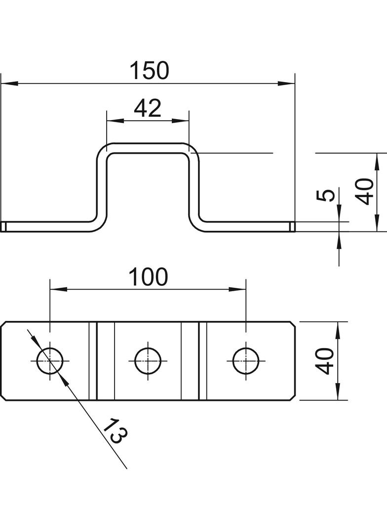 GMS 3 O 4141 FT, PŁYTA ŁĄCZ. OMEGA KSZT. FT