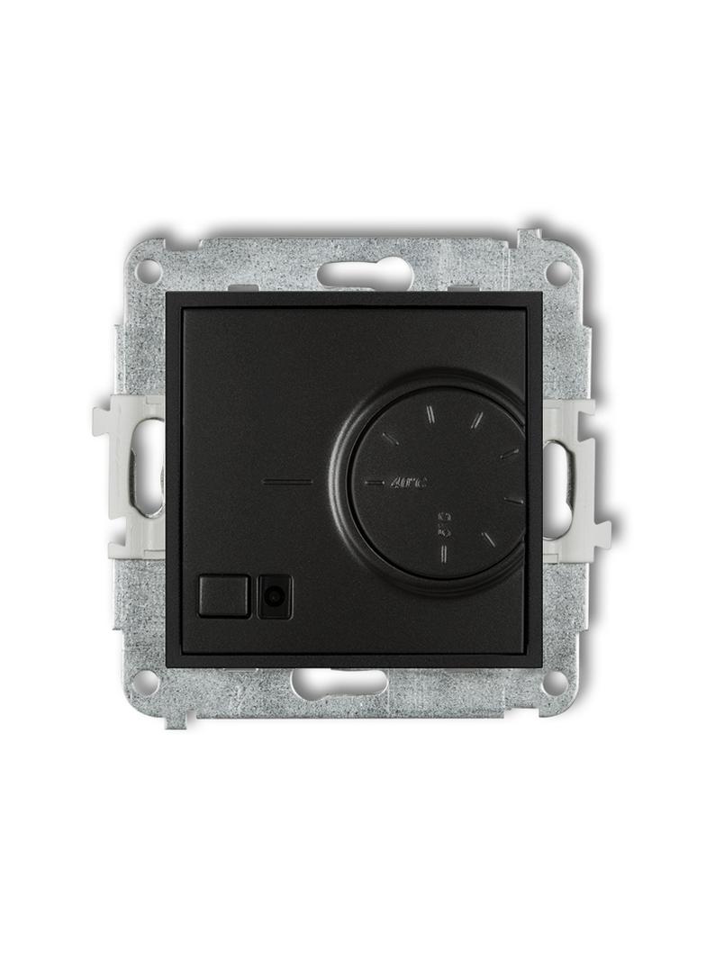 MINI Mechanizm elektronicznego regulatora temperatury z czujnikiem powietrznym czarny mat