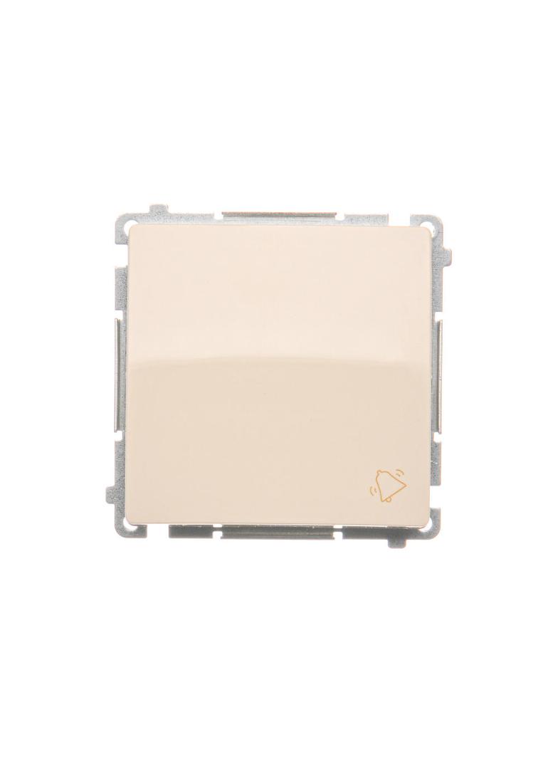 Simon Basic Przycisk dzwonek 10A szybkozłączka beż