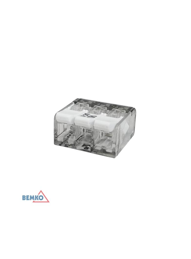 SZYBKOZŁACZKA 4mm2 x 3 - 50 SZT