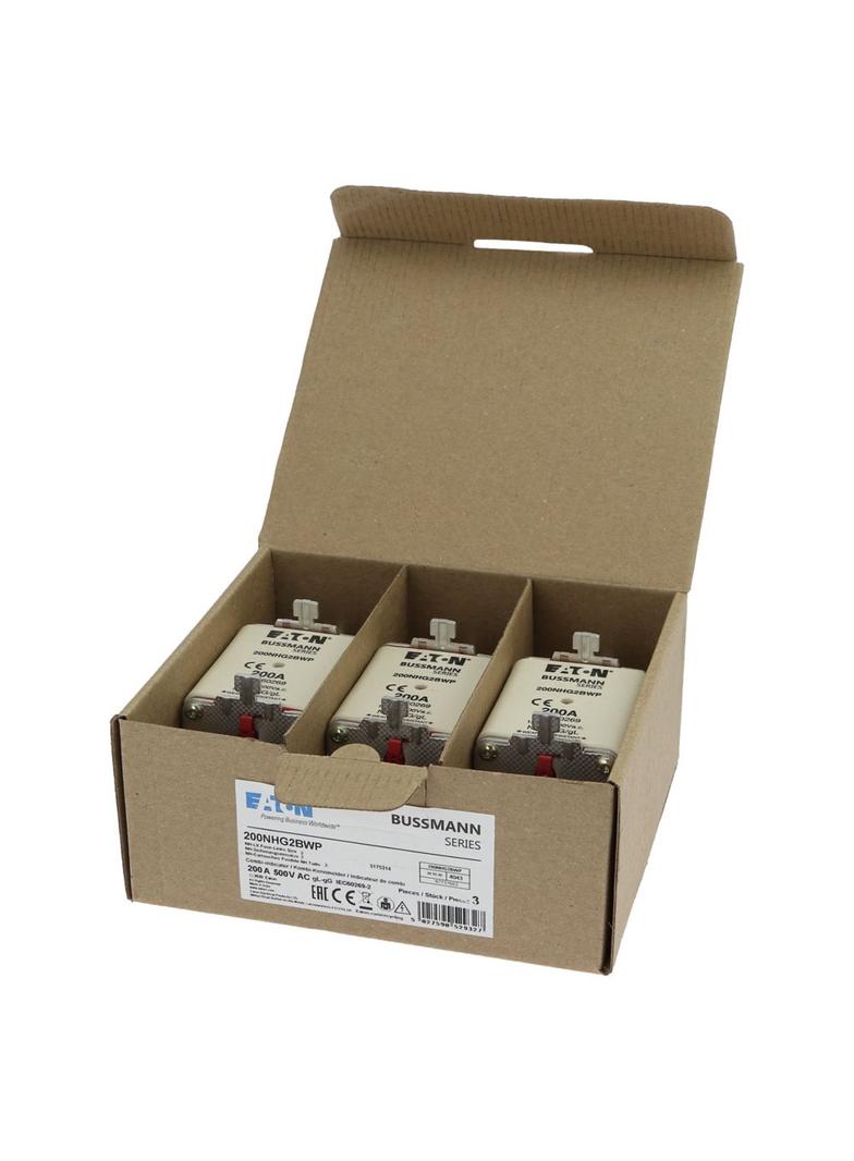 NH 200A 500V gG rozmiar 2 WEATHER RESISTANT NH LV 200A 500V gG rozmiar 2 WR 200NHG2BWP EATON