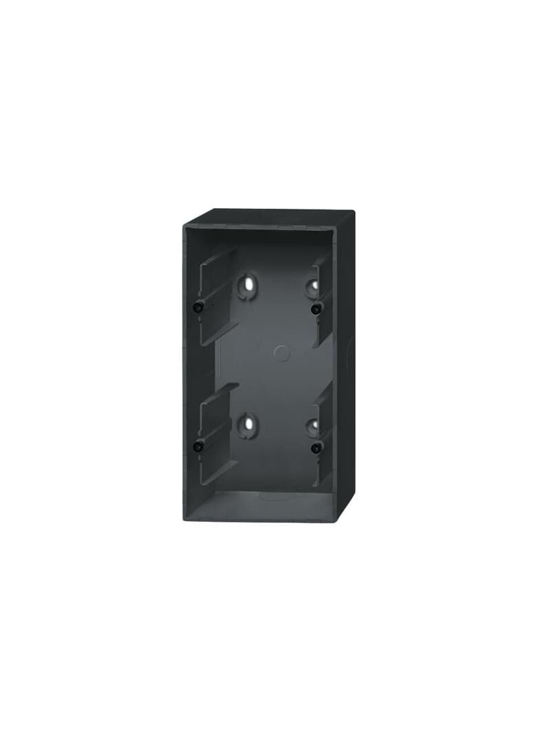 FUTURE Adapter nadtynkowy 2-krotny czarny matowy