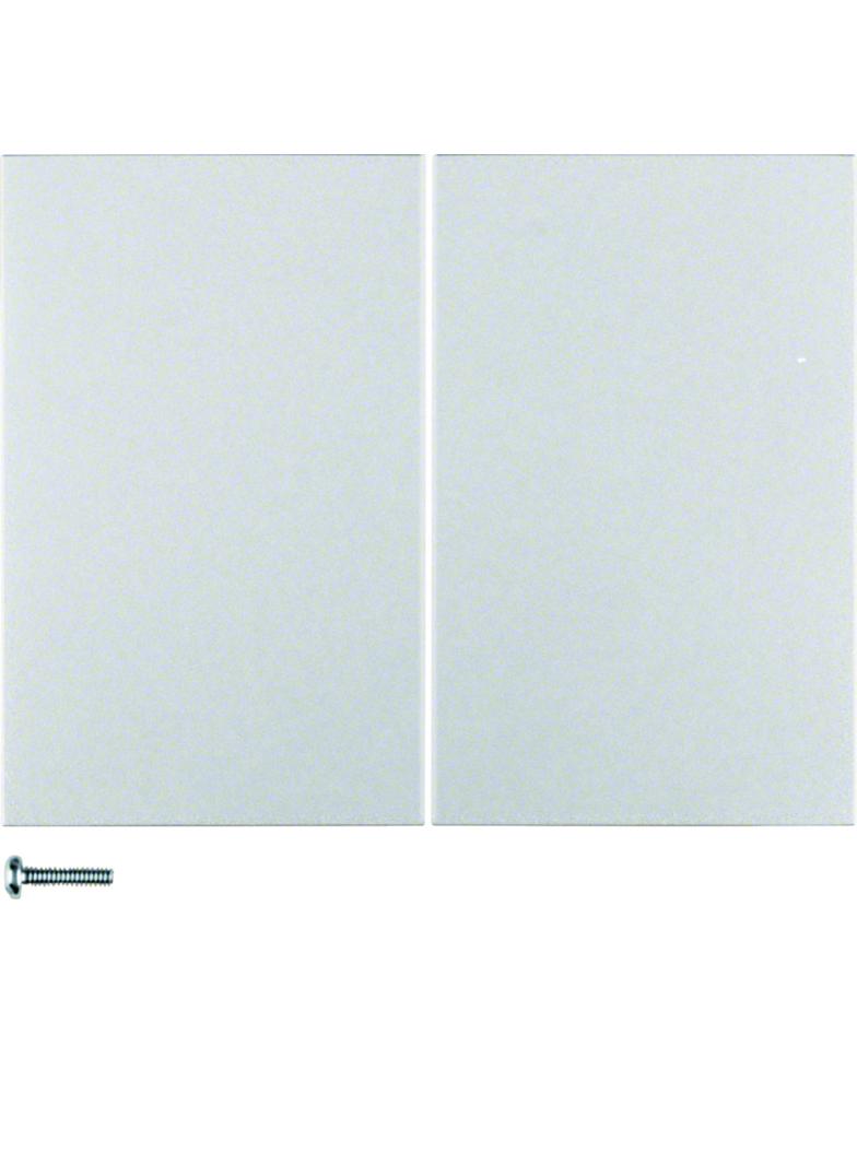 BERKER K.5 Przycisk podwójny aluminium lakierowana 85142177 HAGER