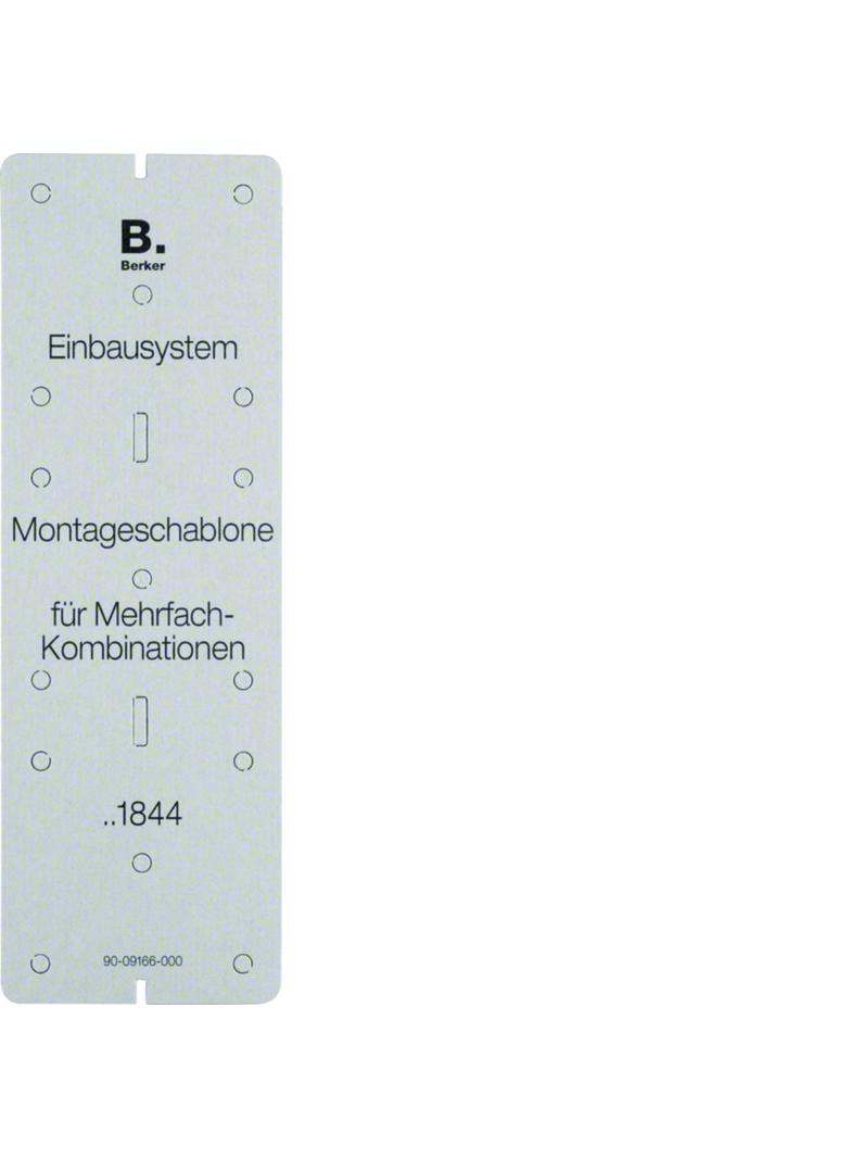 Integro Flow Szablon montażowy, karton, szary