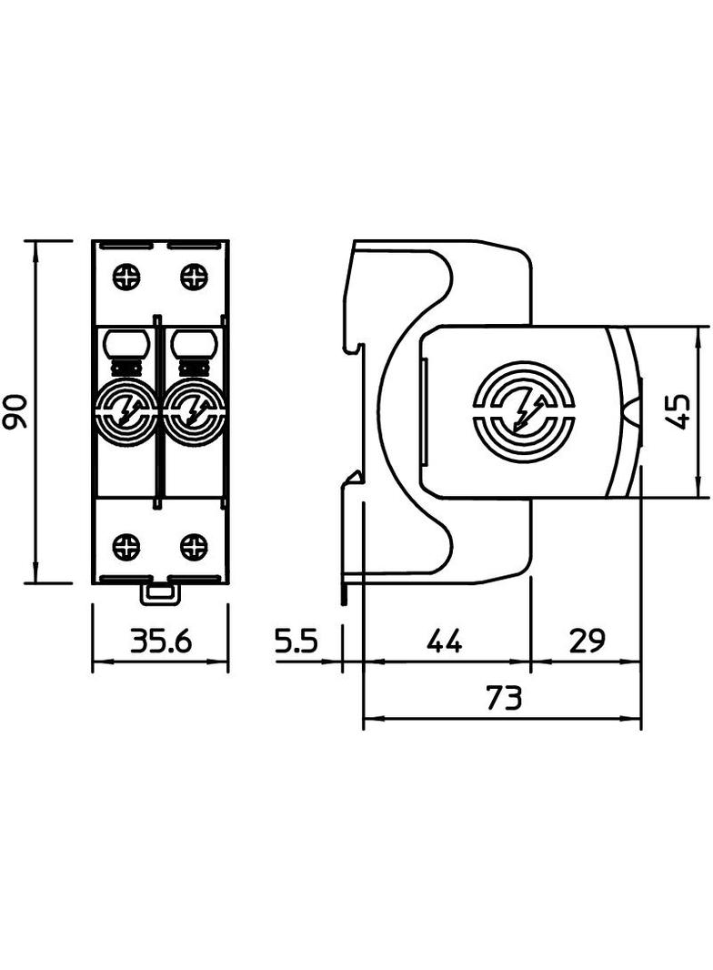 V50-1+NPE-280, Ogranicznik kombi V50