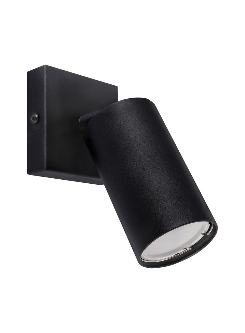 Oprawa lampa ścienna kinkiet MANAM 1X GU10 CZARNA 03763 IDEUS