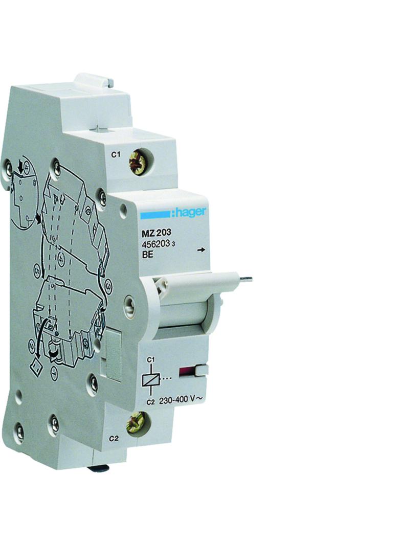 Wyzwalacz wzrostowy 230-415V AC/DC POLO MZ203 HAGER