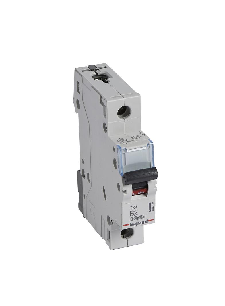 WYŁĄCZNIK NADPRĄDOWY S 311 1P B 2A 10000A SERII TX3, Legrand