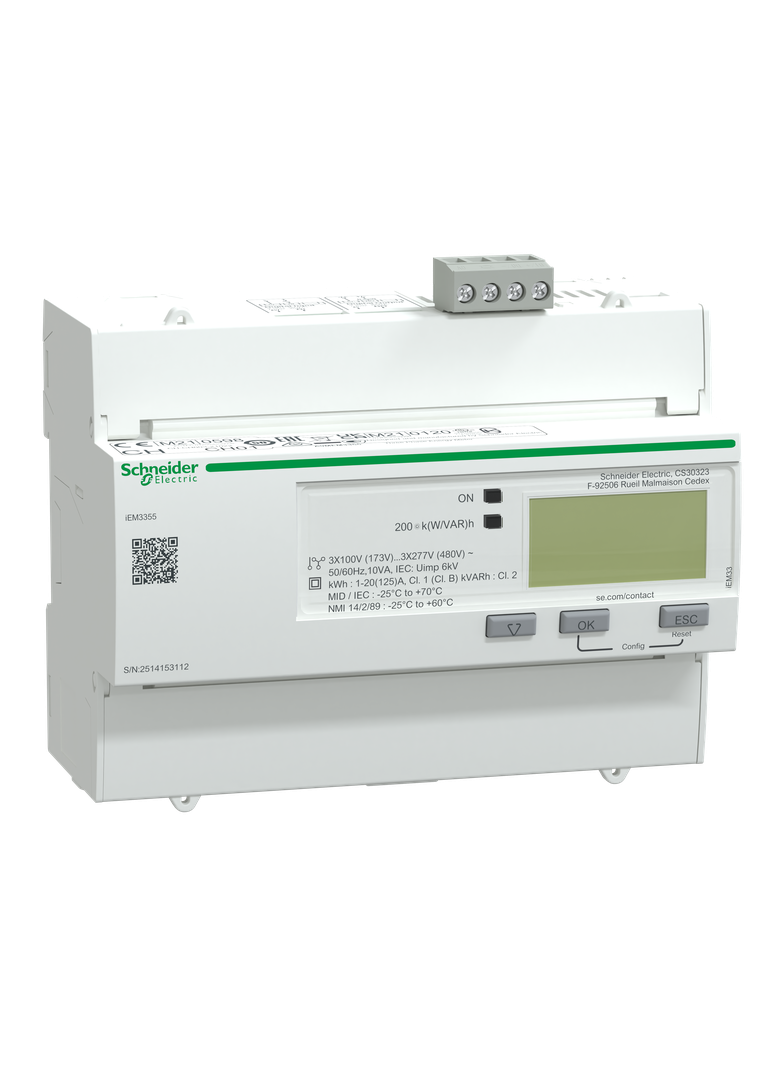 PowerLogic Licznik energii trójfazowy 125A kl 1 MID Modbus