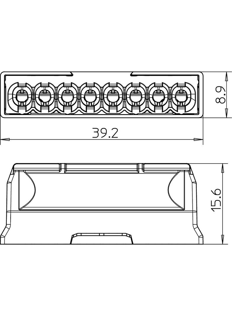 ZACISKI BEZŚR.8X2,5 JSZRAL7035