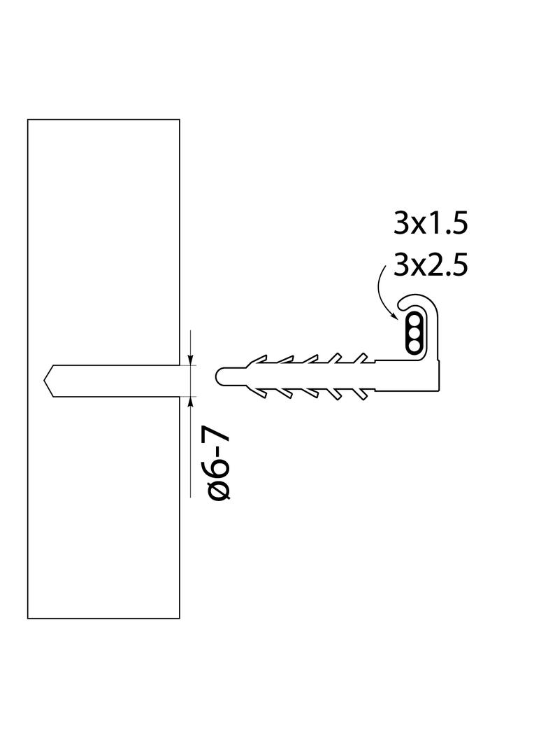 Uchwyt USMPH-3 (100szt) 16.9 OPATÓWEK