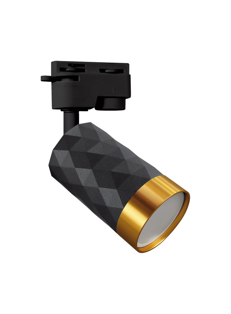 Oprawa do zamontowania na szynoprzewodzie MATA TRA GU10 BLACK/GOLD