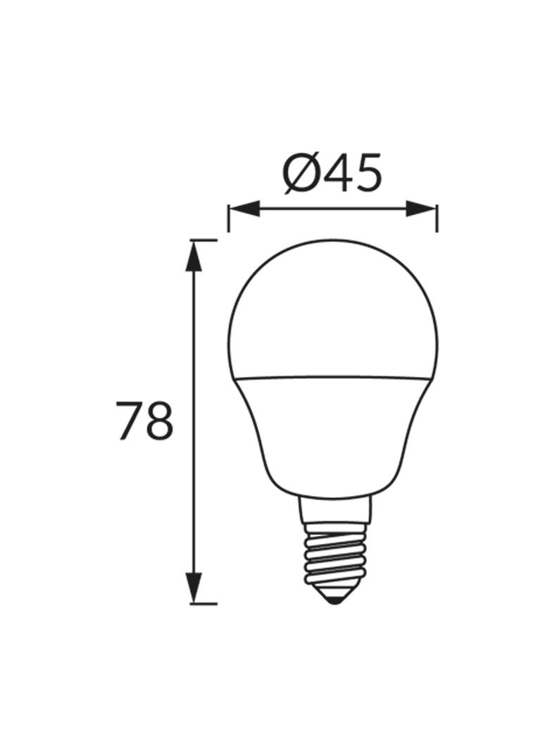Lampa z diodami SMD LED ULKE LED E27 4W 4500K