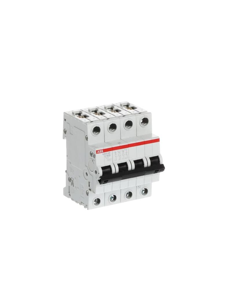 S203-C100NA Wyłącznik nadprądowy 6kA 3P+N C100A 2CDS253103R0824 ABB