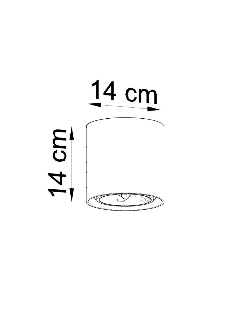 Plafon CULLO 140 beton