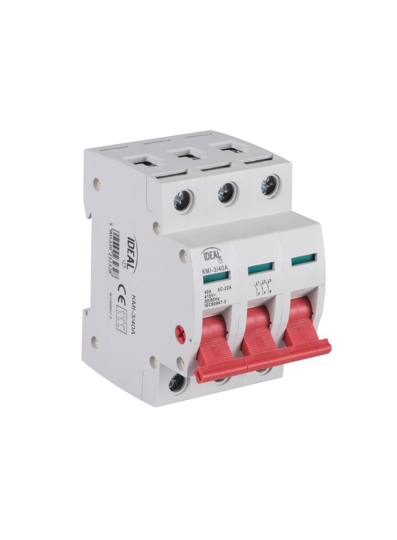 Rozłącznik izolacyjny 3P 40A KMI-3/40A IDEAL 23232 KANLUX