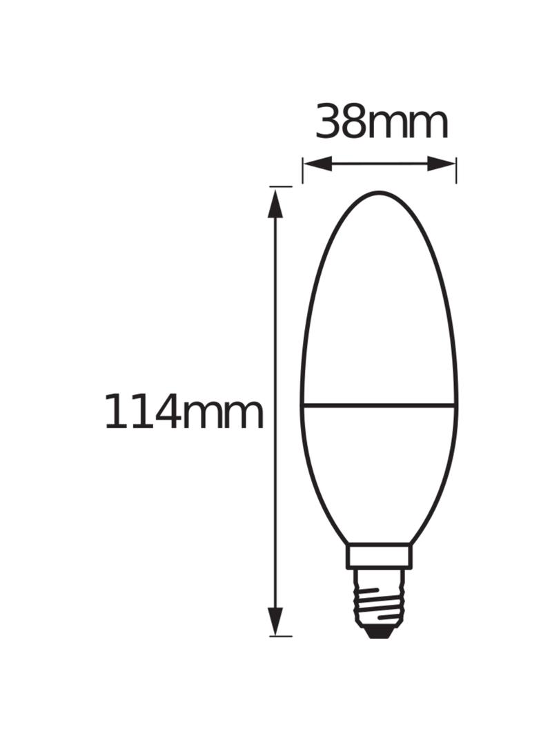 Lampa LED SMART+ ZB CL B Frosted TW 40 yes 4,9W/ E14