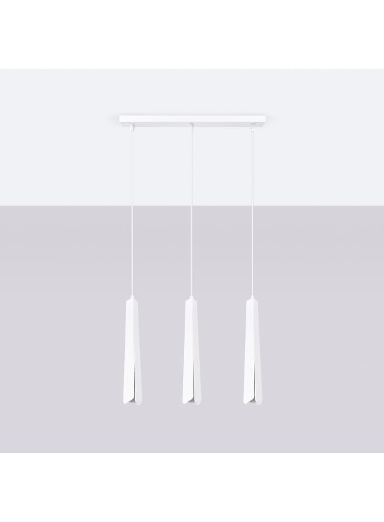 Lampa wisząca PRYSM 3L biała