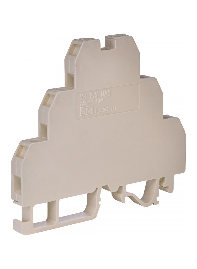 Złączka gwintowa 3–piętrowa (2,5 mm2) VS 2,5 NA 3 003901320 ETI