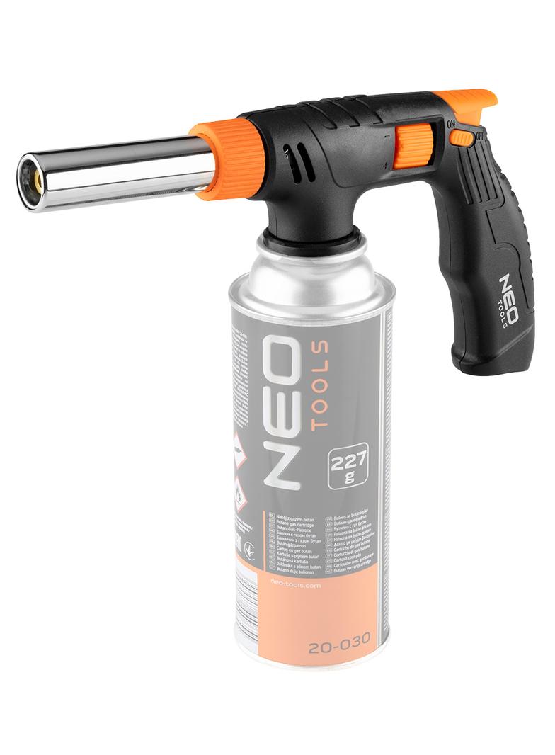 Palnik gazowy z piezo, nakręcany 360st. z regulacją płomienia