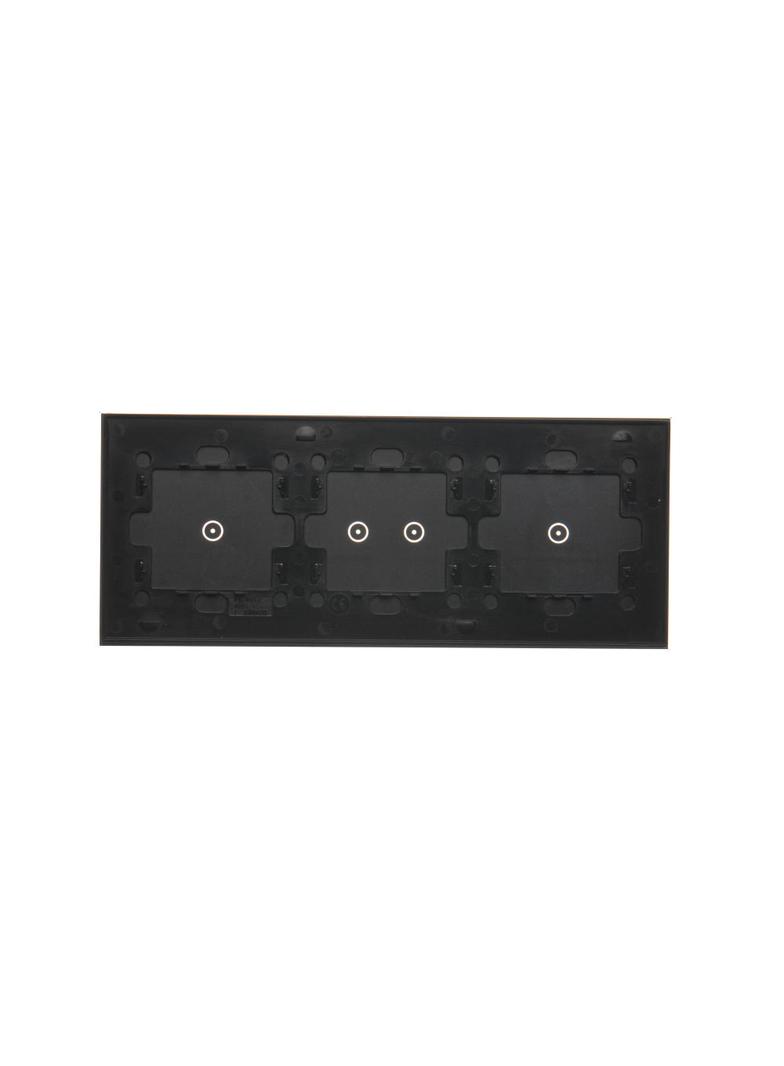 Simon 54 Touch Panel dotykowy S54 Touch 3 moduły 1 pole dotykowe + 2 pola dotykowe poziome + 1 pole dotykowe zastygła lawa DSTR3121/73 KONTAKT