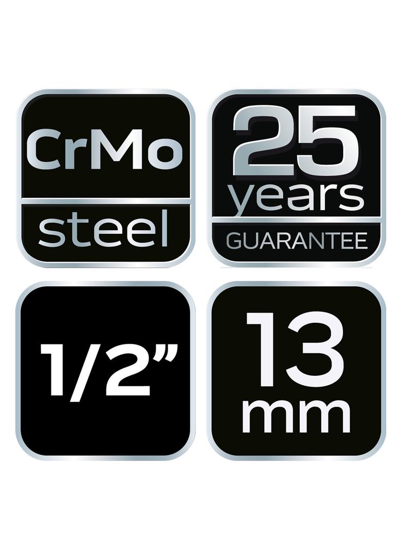 Nasadka udarowa 1/2", 13 x 38mm, Cr-Mo