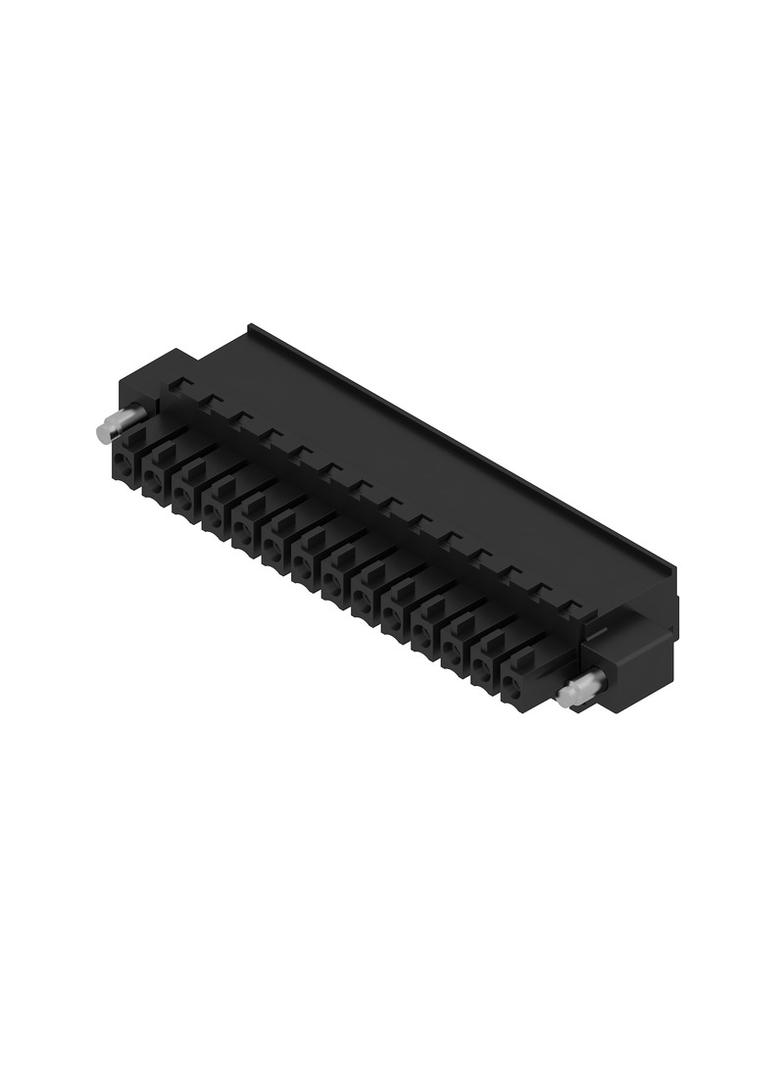 BCZ 3.81/14/270F SN BK BX Wtyk PCB (złącze wiązki), 3.81 mm, Liczba biegunów: 14, Przyłącze z jarzmem /50szt./ 1940710000 WEIDMÜLLER